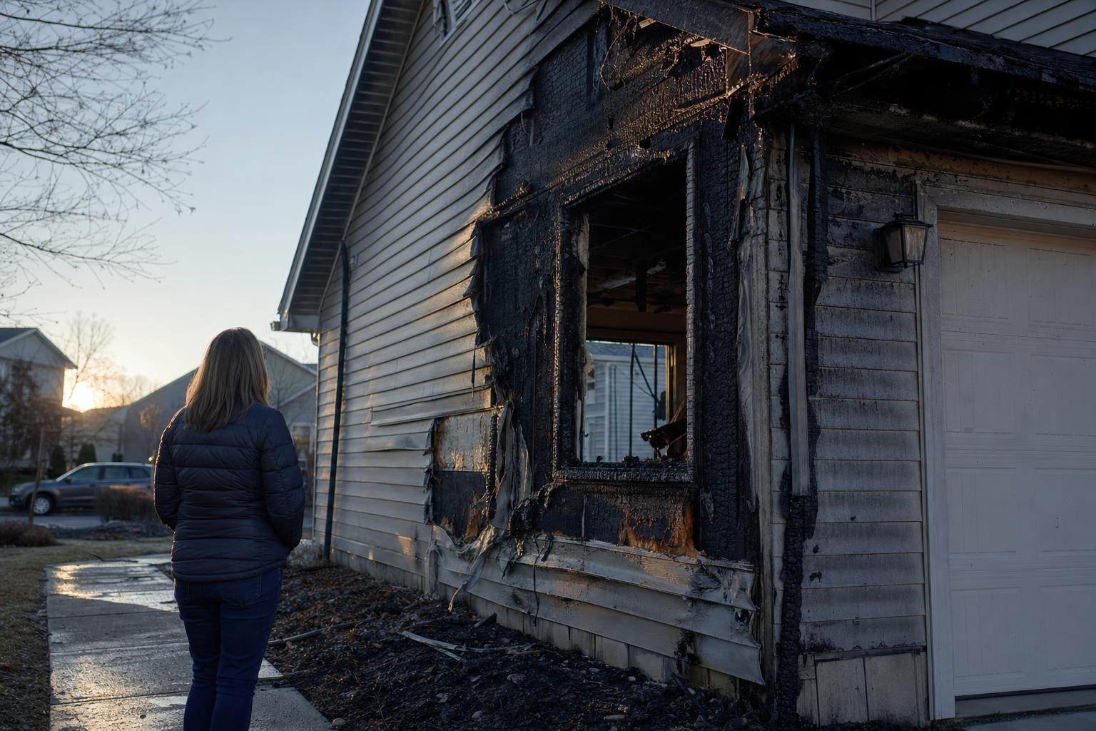 Fire claim damage
