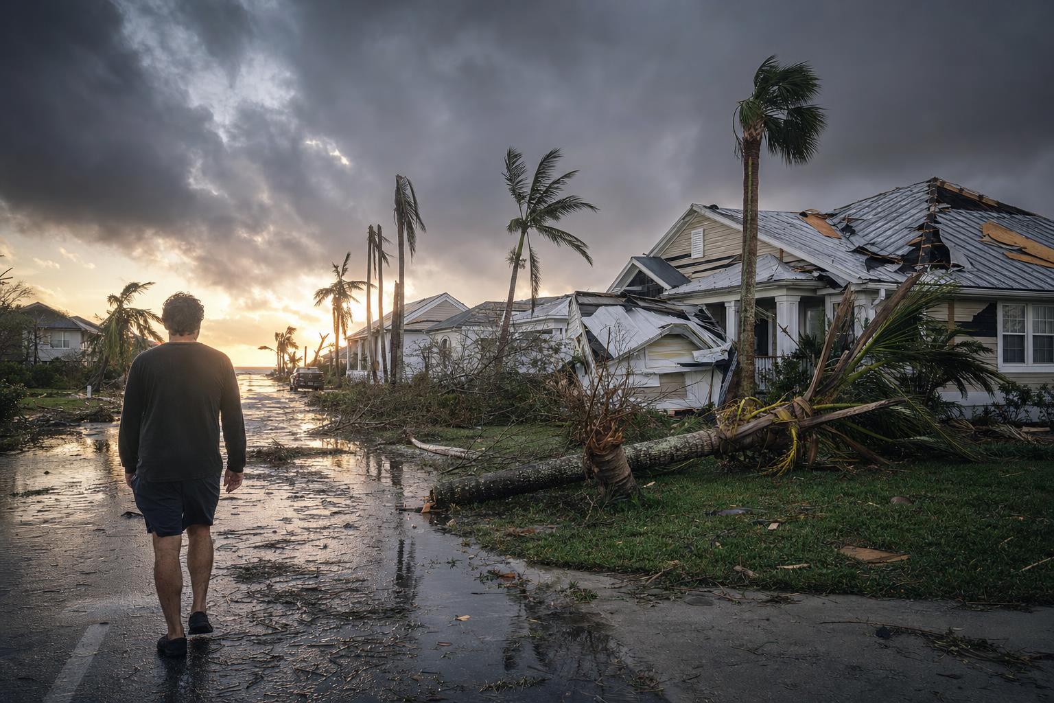 Hurricane Milton damage